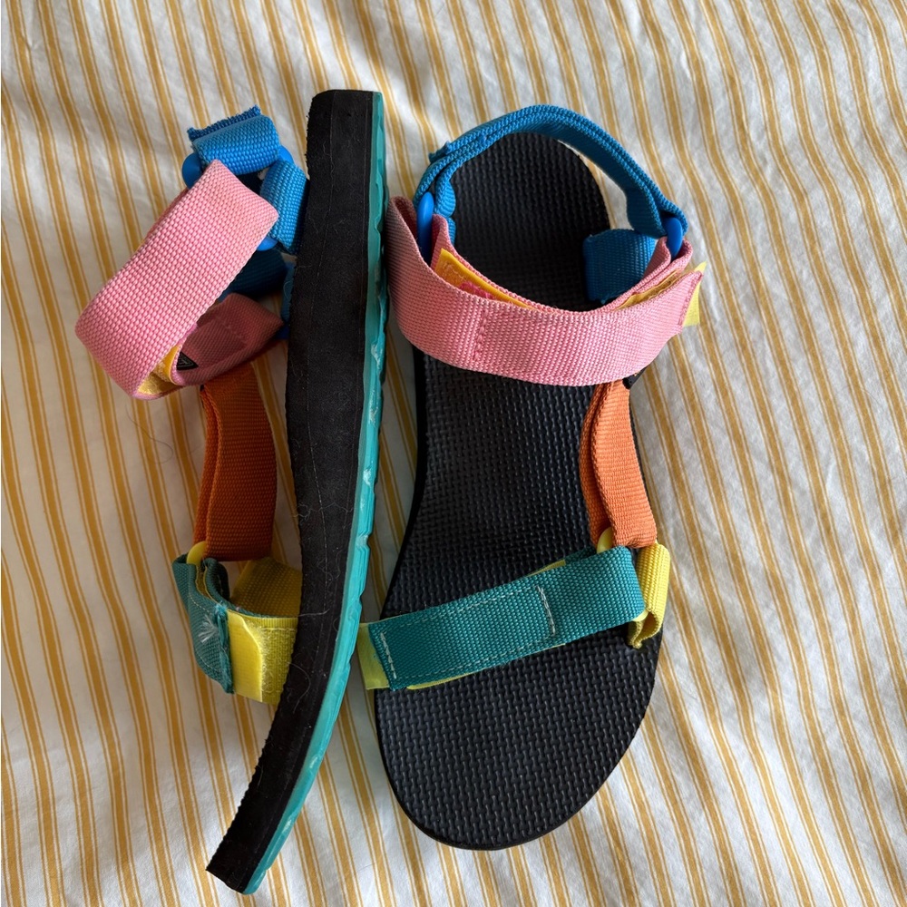 Teva Colorblock Strappy Sport Sandals - Multicolor